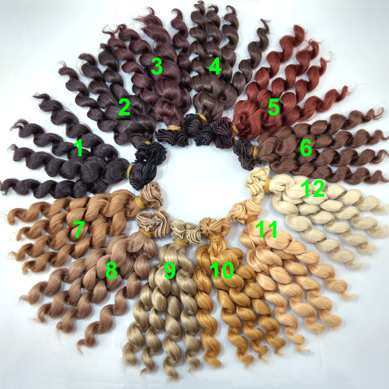 Comprar 1 Pieza De 15 Cm X 100 Cm Morena Rubia Cafe Negro Marron Color Natural Rizado De La Muneca De Pelucas De Cabello Para 1 3 1 4 1 6 Bjd Sd De Bricolaje Productos Mejor Precio