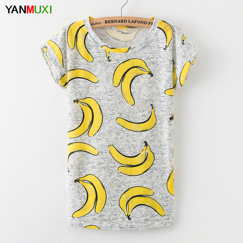 banana print t shirt